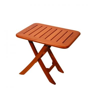 Solid Teak Folding Side Table 50cm