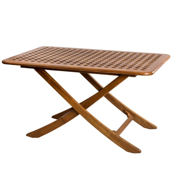 Solid Teak Folding Table Oiled - Ibiza 2