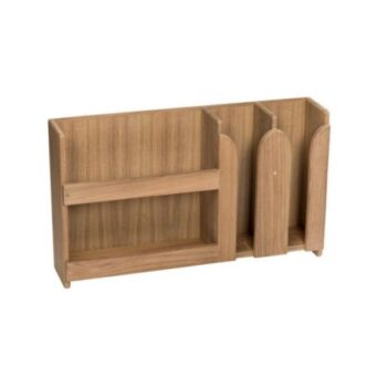 Teak Plate and Cup Rack