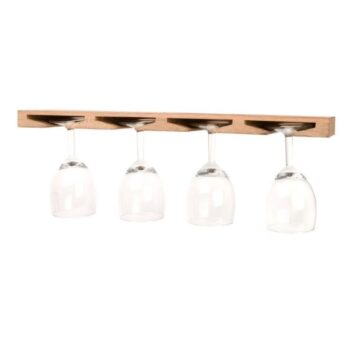 Teak Wine Glass Mount