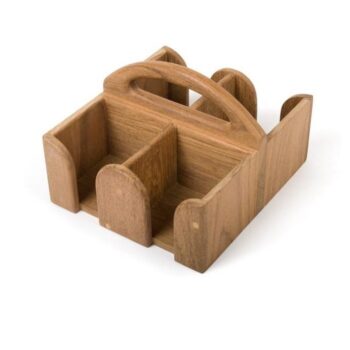 Solid Teak Mug Holder