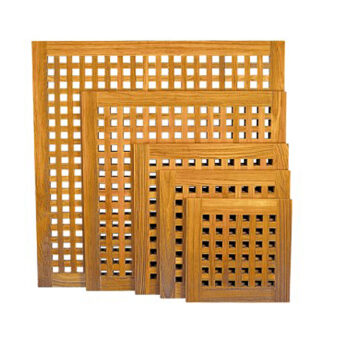 Solid Teak Square Grating