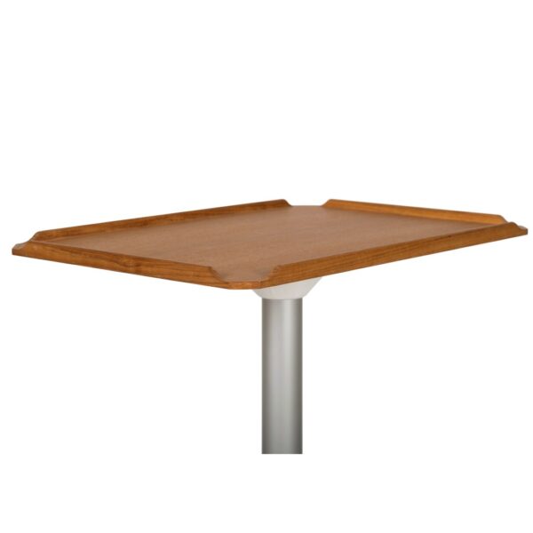 Lightweight Teak Tabletop with Table Leg