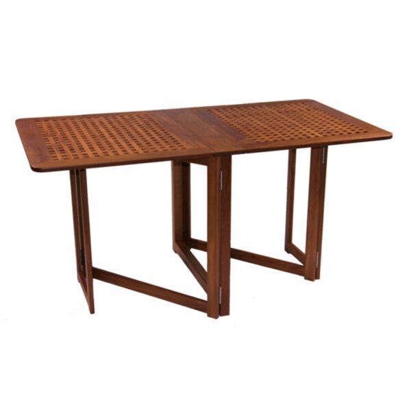 Solid Teak Folding Table Oiled - Miami.