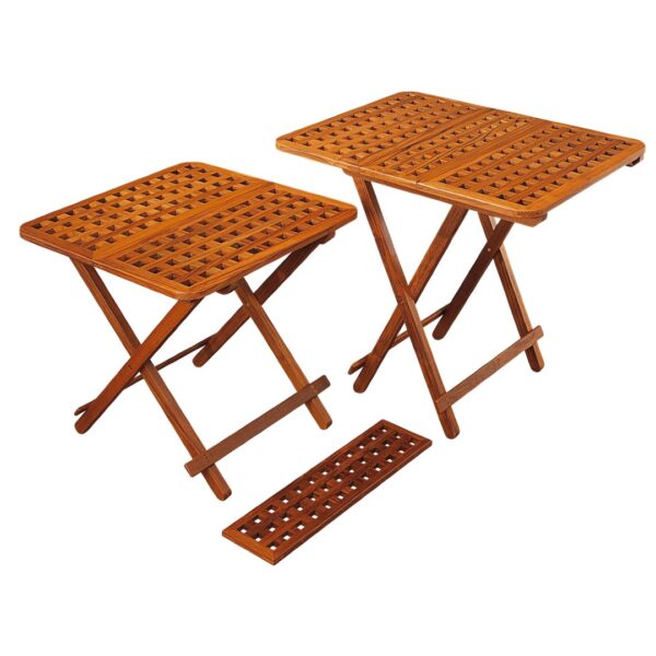 Solid Teak Folding Table 60cm