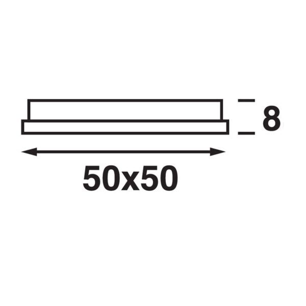 Square 50 Dimensions