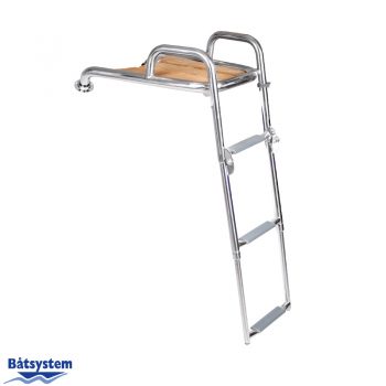 Solid Teak Bowsprit Ladder 18-25ft