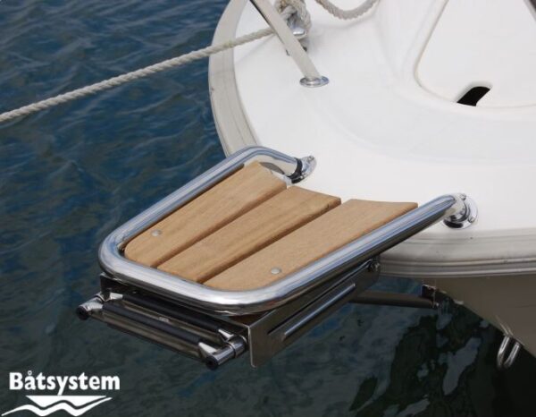 Teak Powerboat Bowsprit in use 18-25ft.