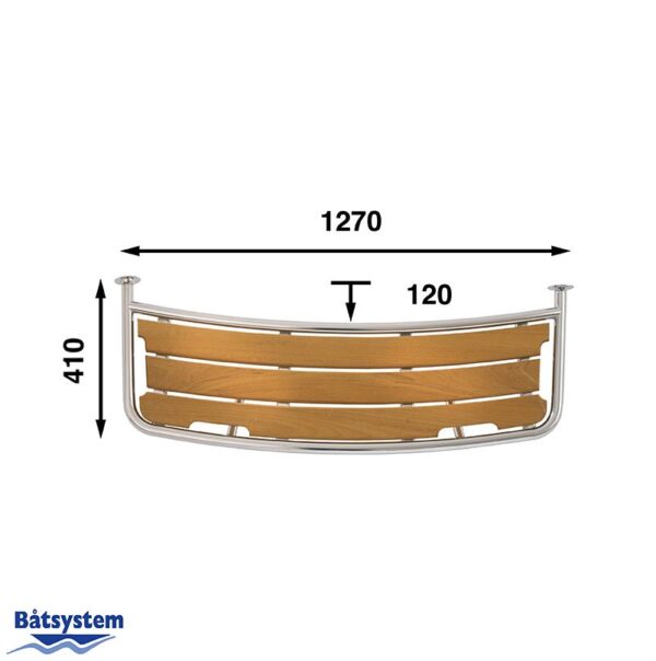 teak stern platform