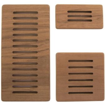 Solid Teak Louvred Vent