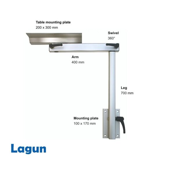 lagun table bracket