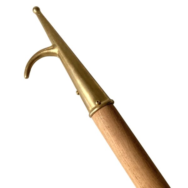 4208 Teak Brass Boat Hook